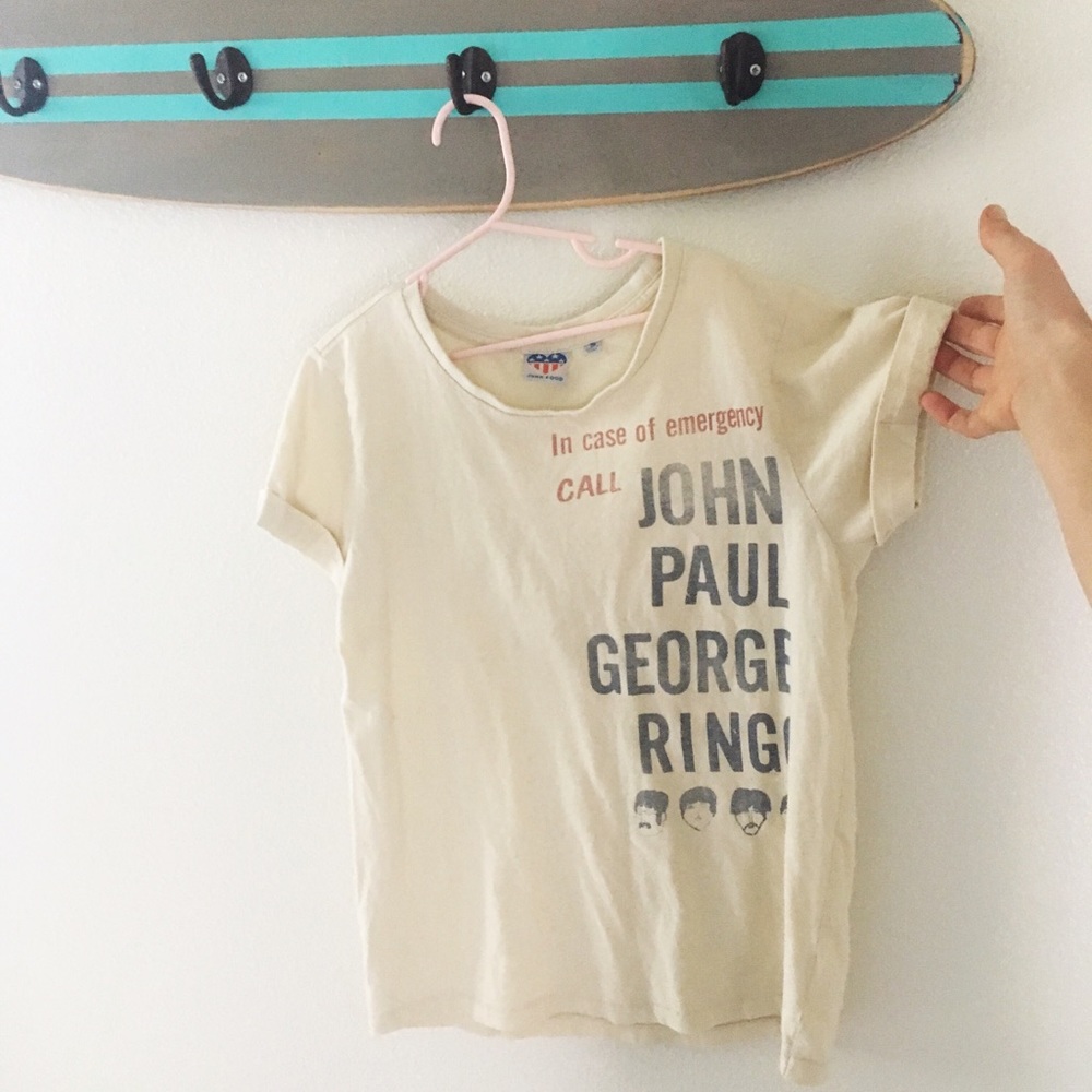 Beatles band tee